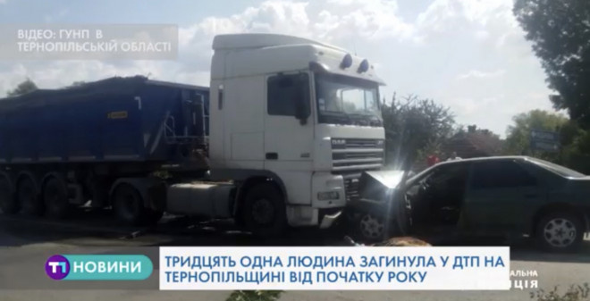 844 ДТП трапилися на Тернопільщині (Відео 18+)