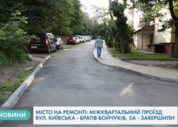 В Тернополі ремонтують дороги та міжквартальні проїзди (Відео)