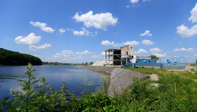 Триває будівництво Центру веслування та водних видів спорту «Водна арена «Тернопіль»»