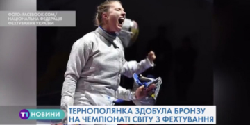 Тернопільська фехтувальниця Олена Кривицька здобула бронзу