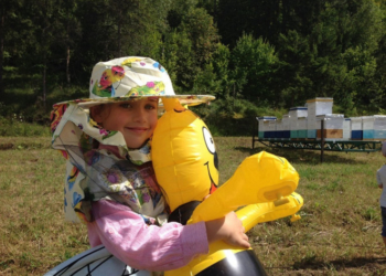 Дітям на Тернопільщині показали, як добувають найсмачніший мед (Фото)