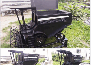 Мангал-комбайн: коваль з Тернопільщини зробив ще один незвичний виріб (Фото)