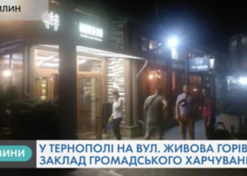 В Тернополі горів заклад “Три Миколи” (Відео)