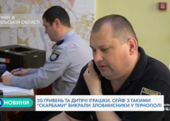 20 гривень та сейф із дитячими іграшками викрали зловмисники в Тернополі