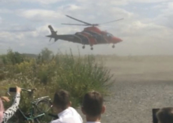 На Тернопільщину очільник УПЦ МП митрополит Онуфрій прибув гелікоптером