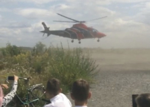 На Тернопільщину очільник УПЦ МП митрополит Онуфрій прибув гелікоптером