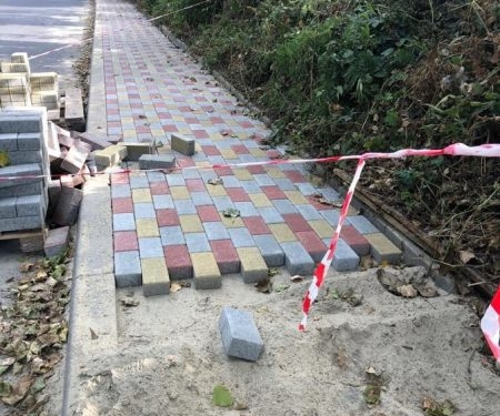 До Дального пляжу у Тернополі будують доріжку для пішоходів