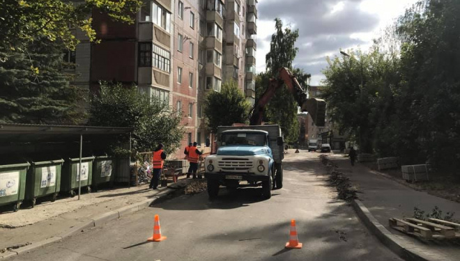 Триває ремонт міжквартального проїзду на Вербицького у Тернополі