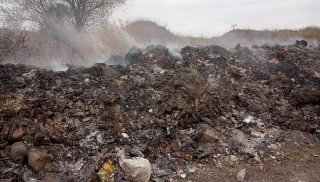 На Лановеччині вирішили позбутись сміття, позбувшись його (Фото)