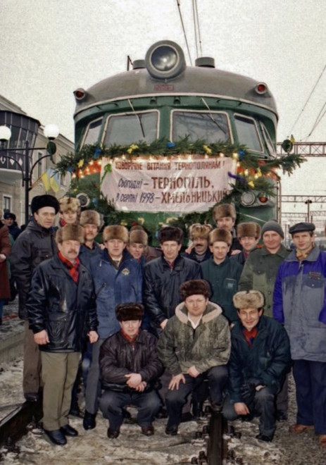 Як у Тернополі зустрічали першу електричку