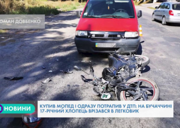 Від смерті врятував шолом: юнак на Тернопільщині вчинив ДТП