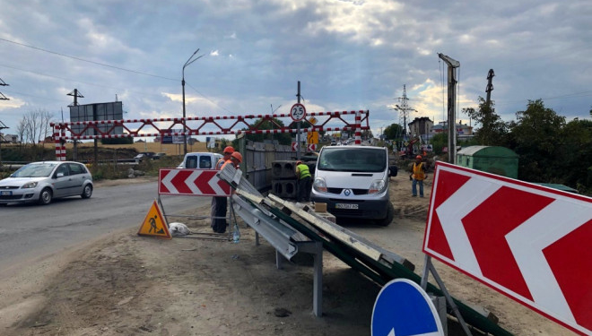 Ремонт Гаївського мосту у Тернополі триває