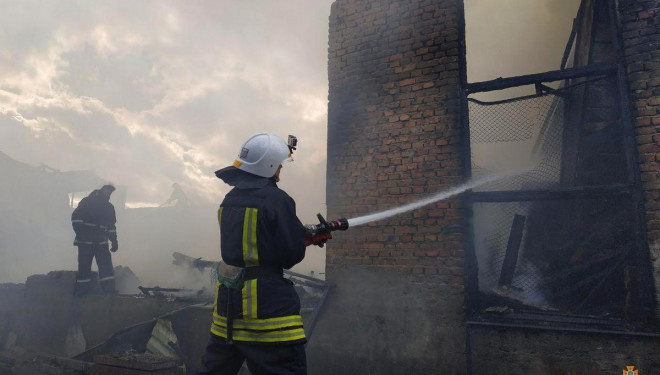 Пожежа на вулиці Лук’яновича у Тернополі (Відео)