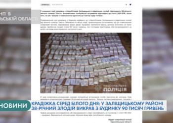 Крадіжка серед білого дня: із помешкання на Тернопільщині винесли чималу суму
