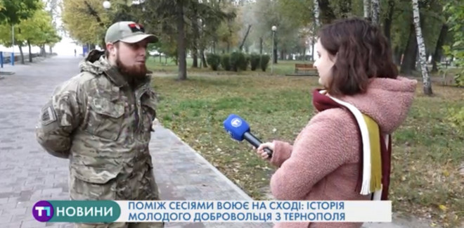 Молодий тернополянин воює на Сході між сесіями (Відео)
