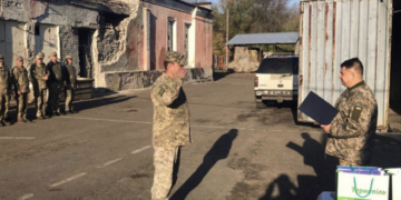 Делегація з Тернопільщини побувала в гостях у військових в Попасній