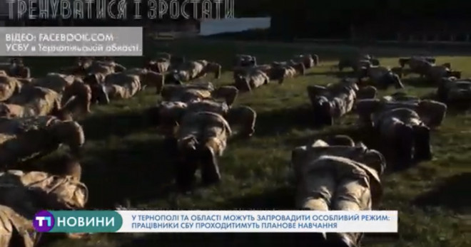 Спецтехніка та озброєнні правоохоронці на Тернопільщині (Відео)