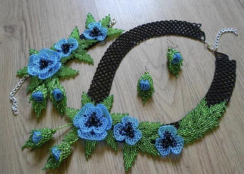 Тернополянка плете намиста з казковими квітами (Фото)