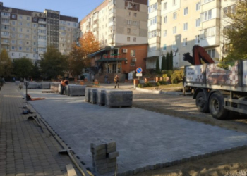 Ремонт біля відомого тернопільського магазину “у розпалі” (фотофакт)