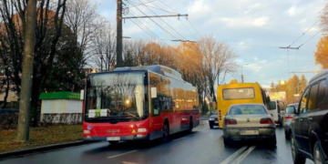У Тернополі запрацював новий автобусний маршрут №35 з великими низькопідлоговими автобусами