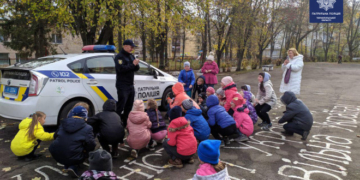 Патрульна поліція Тернопільщини зайнялася безпекою дітей