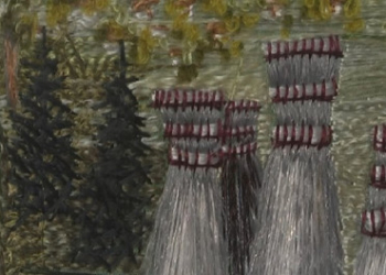 Двадцять картин із серії “Шевченкіана у вишитих полотнах” представили в Тернополі