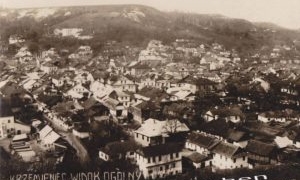 Опублікували уікальне давнє фото міста Тернопільщини з висоти пташиного польоту