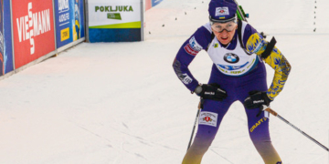 Тернополянка Олена Підгрушна фінішувала четвертою у спринтерській гонці Чемпіонату світу з біатлону