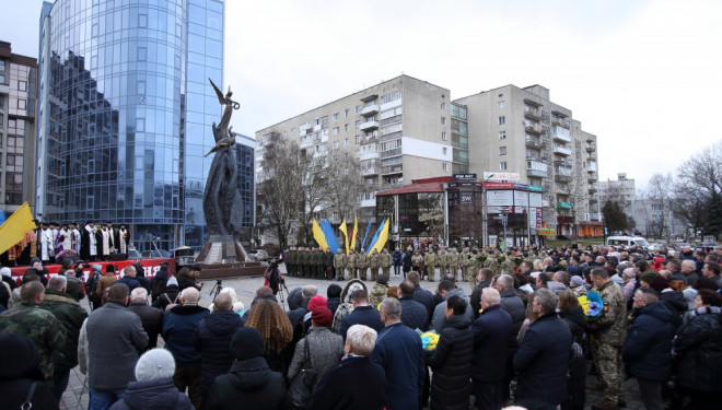 У Тернополі згадали тих, хто героїчно загинув на Майдані 2014 року