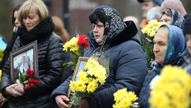 У Тернополі біля  Меморіальної стели відбувся мітинг-реквієм