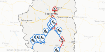 Дороги Тернопілля: на інтерактивній карті ремонту доріг Укравтодору позначили дороги області, які ремонтуватимуть цьогоріч