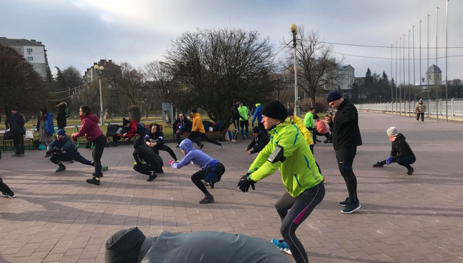 У Тернополі розпочалися щотижневі суботні забіги набережною Тернопільського ставу