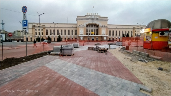У Тернополі відновилися роботи з реконструкції Привокзального майдану
