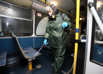 У Тернополі громадський транспорт дезінфікують тричі на день