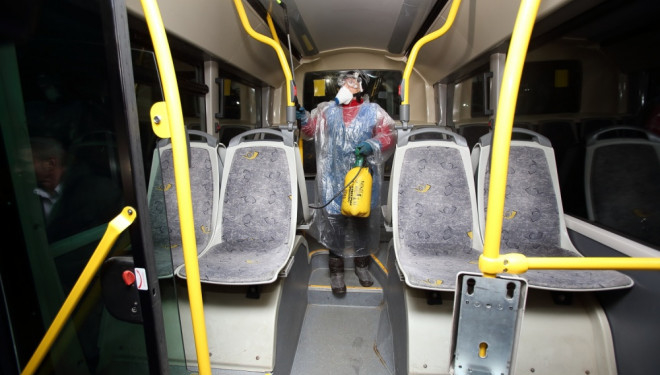 Безпека понад усе: тернопільський громадський транспорт щоденно дезінфікують