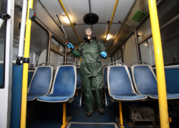 Коронавірус: у Тернополі тричі на день дезінфікують громадський транспорт