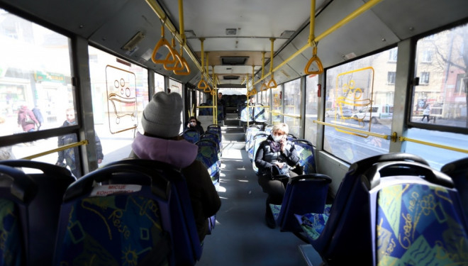 У тернопільському транспорті обмежена кількість пасажарів