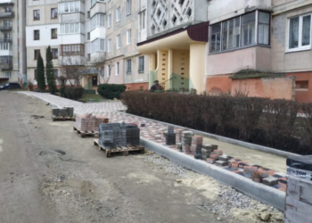 У Тернополі тривають капітальні ремонти дворів
