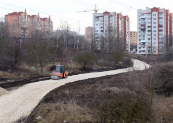 У Тернополі розпочалися роботи із облаштування резервного проїзду на час перекриття Гаївського моста