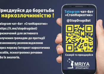 Тернополяни можуть долучитися до програми у месенджері “Telegram” з блокування наркокрамниць