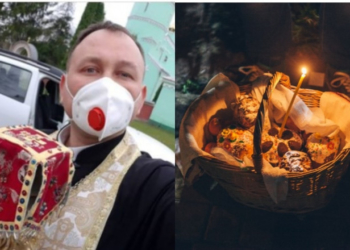 Священик-блогер з Тернопільщини запропонував, як освячувати паски, не наражаючи один одного на небезпеку
