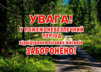 На Тернопільщині заборонено гуляти лісами