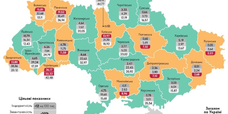 На Тернопільщині один район залишається під карантинними обмеженнями