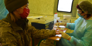 На полігоні протестували тернопільських військових на «COVID-19»