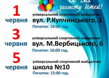 У Тернополі розпочалися безпечні заходи «Спортивна дітвора»