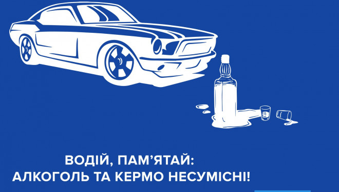 Нічними тернопільськими дорогами роз’їжджають водії у стані алкогольного сп’яніння