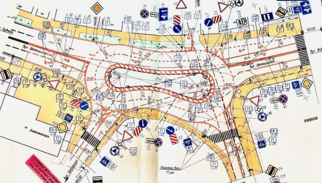 У Тернополі з’явилася тимчасова кільцова транспортна розв’язка