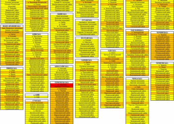 Тернопіль і Бережани стали єдиними червонозоними містами в Україні