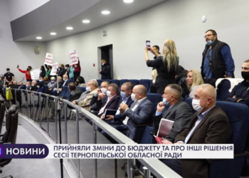 Депутати Тернопільської облради проголосували за зміни до бюджету