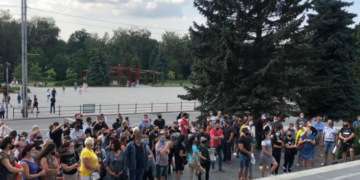 Підприємці Тернополя на акції протесту вимагали в уряду припинити терор проти тернополян